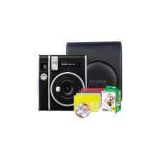미니40/폴라로이드/즉석카메라 블랙+케이스(블랙)+필름2P외(틴케이스) 